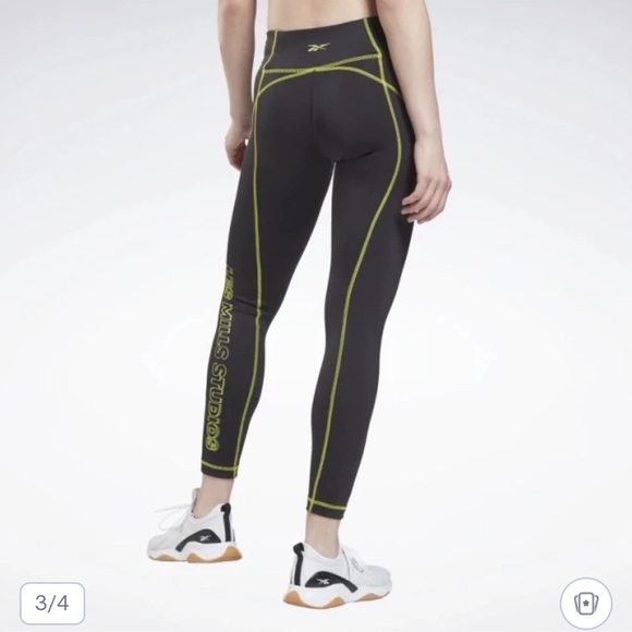 Les Mills, Reebok Leggings, Mid Waist, 7/8 Length - Picture 3 of 10
